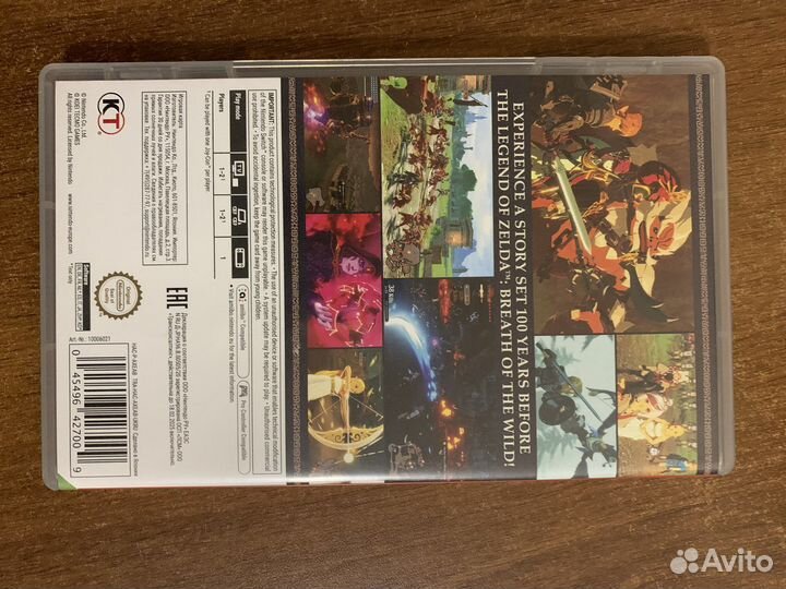 Картридж на Nintendo switch