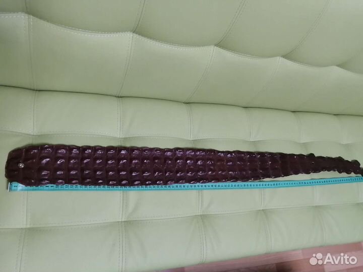 Ремень из кожи крокодила натуральный