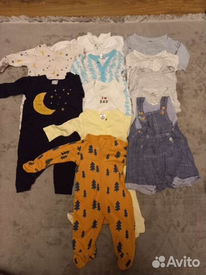 Пакет детских вещей с рождения до 6 мес