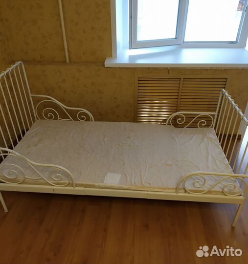 Детская кровать IKEA миннен