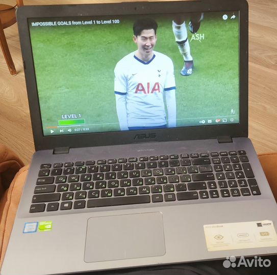 Ноутбук asus X542U core i5-7200