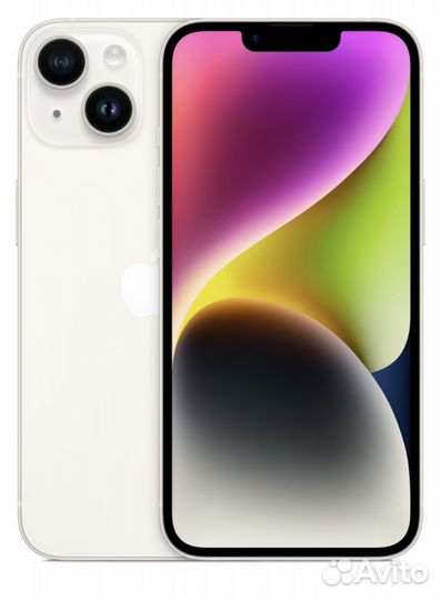 Смартфон Apple iPhone 14 128Gb Starlight (2sim)