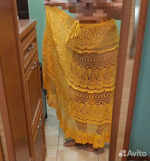Вязаные платье и юбочки
