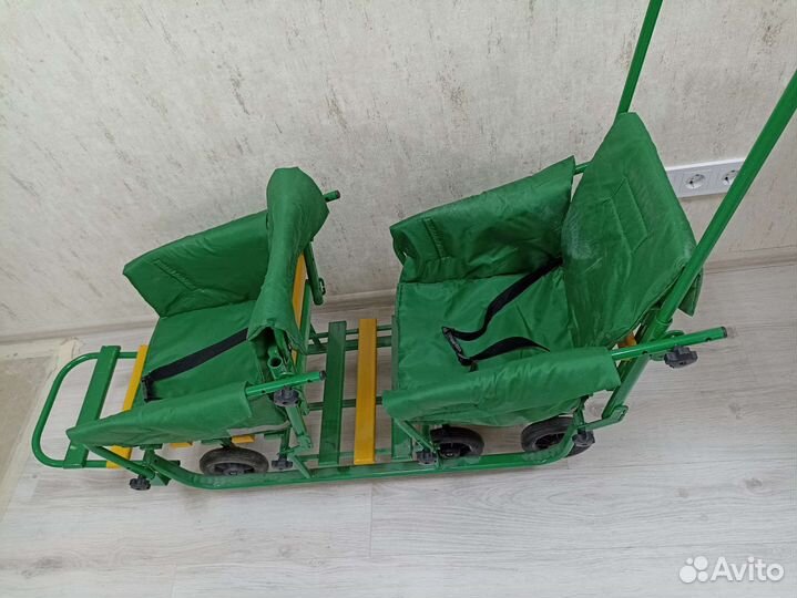 Санки коляска для двойни или погодок