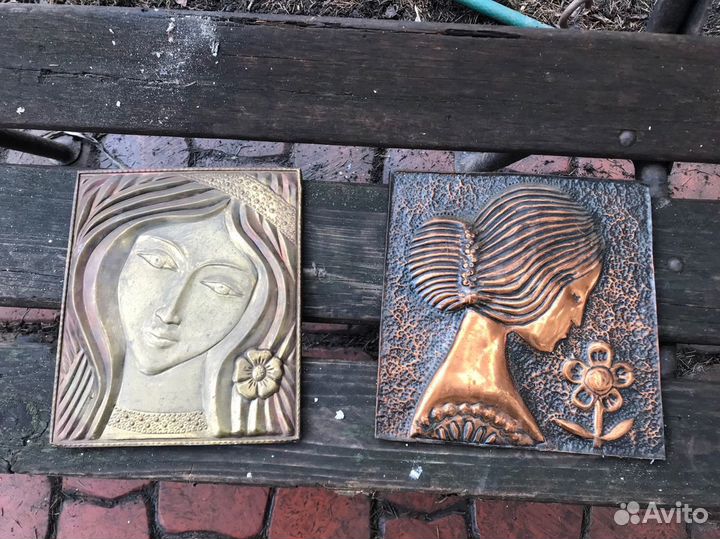 Чеканка медная СССР