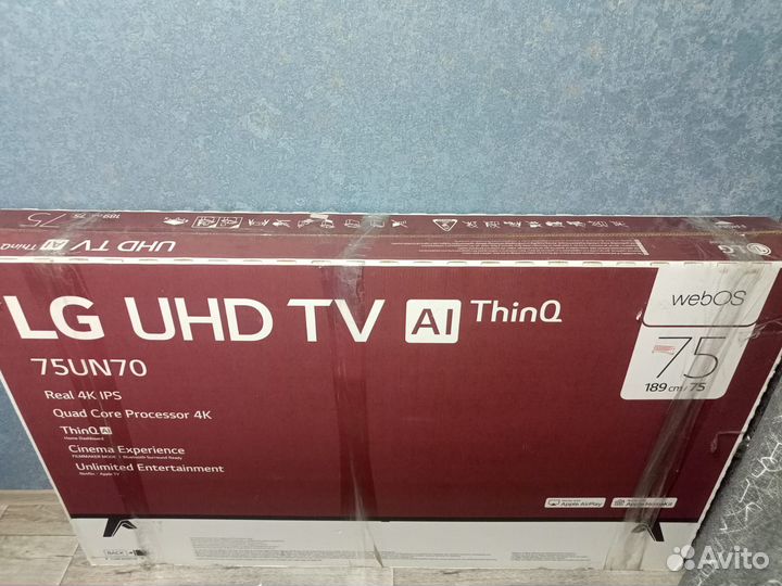Телевизор lg 75 дюймов