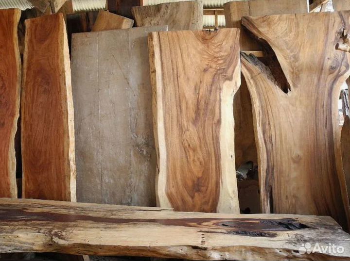 Карагач слэбы продольные от 2 м3