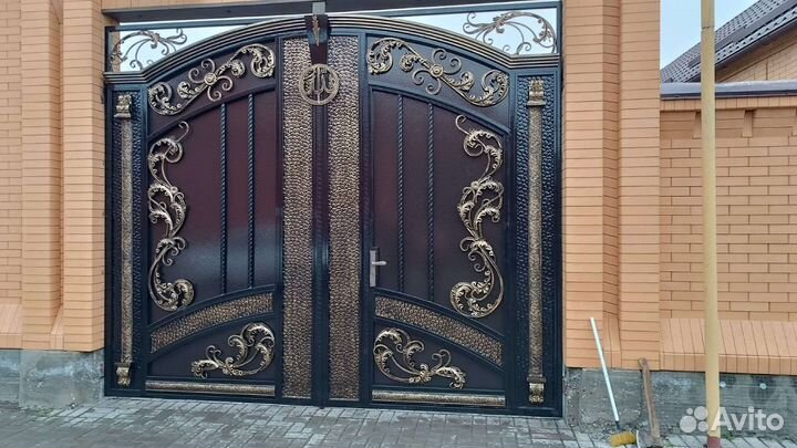 Ворота кованые