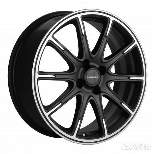 Диски Khomen KHW 1707 6.5x17 4*100 ET44 DIA54.1 Black-FP Matt Литой