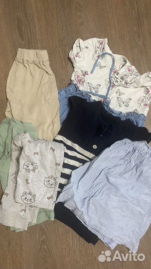 Пакет вещей для девочки 80 86