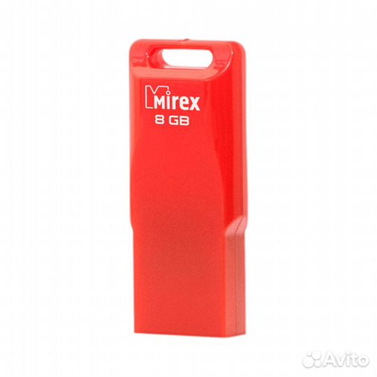 Флешка 8GB Mirex Mario, USB 2.0, Красный