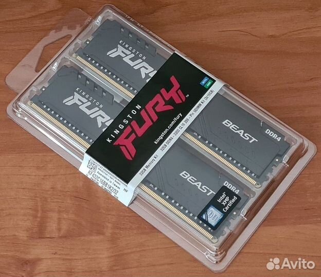 Новая память DDR4 3200 Kingston Fury 2x16 (32Gb)