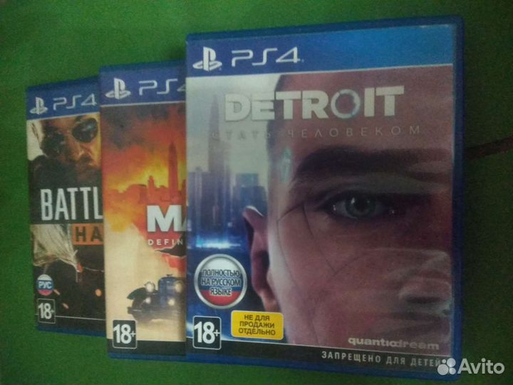 Три игры ps4