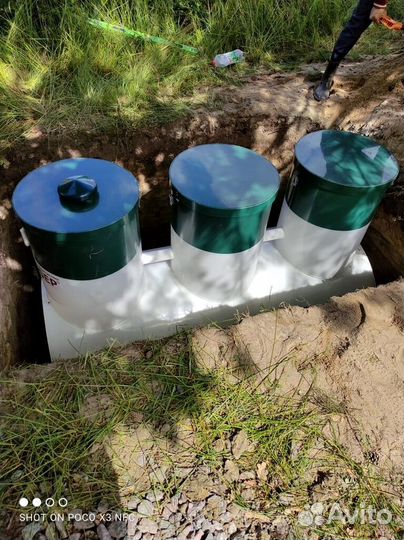 Септик под ключ без откачки с гарантией