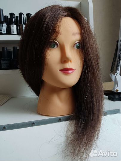 Болванка с натуральными волосами