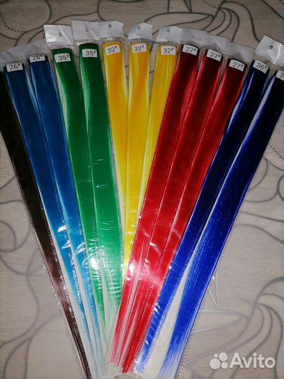 Цветные пряди для волос