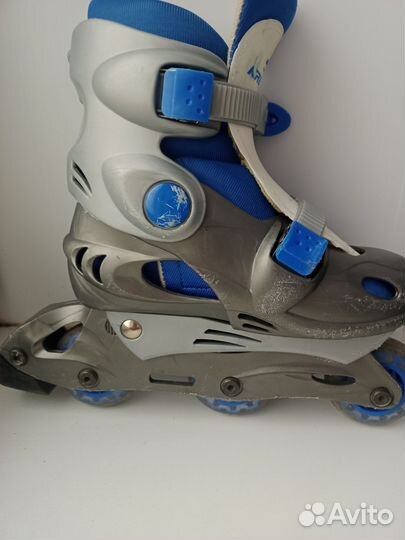 Коньки роликовые раздвижные р 30-33