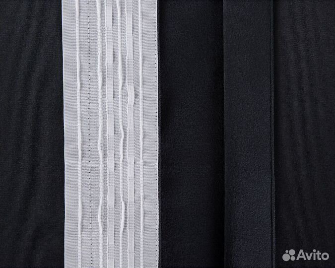 Шторы бархат Беллиссимо черный