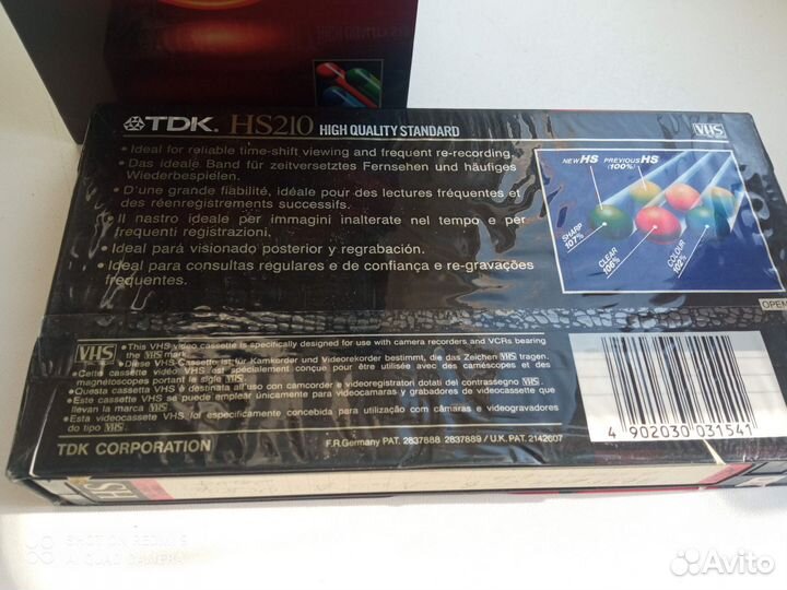 Видеокассеты TDK HS210 (5 шт)