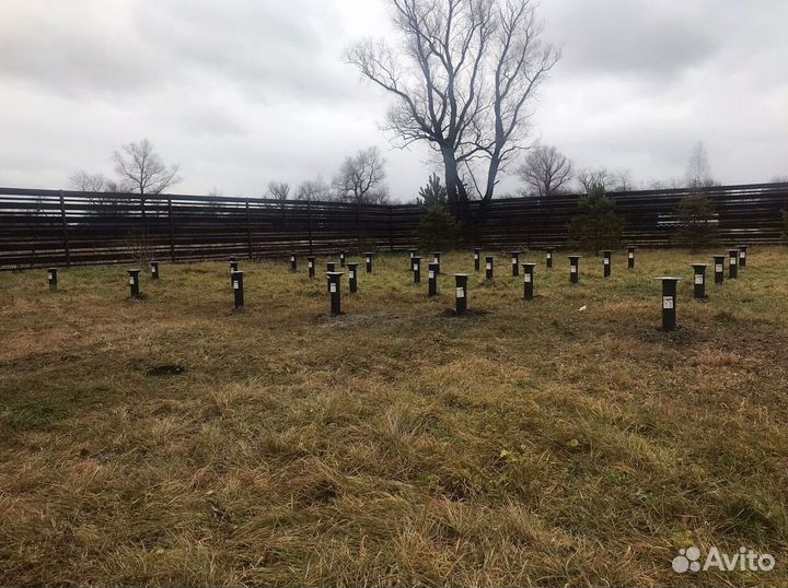 Фундамент на винтовых сваях