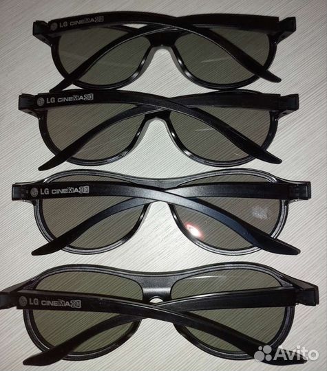 Очки LG cinema 3d 4шт