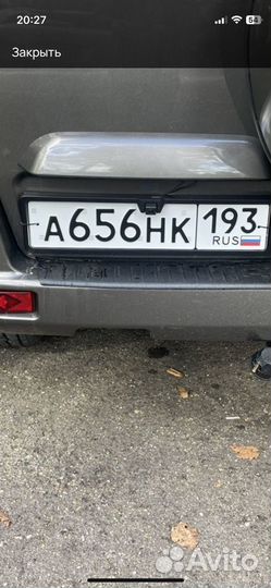 Рамка заднего бампера