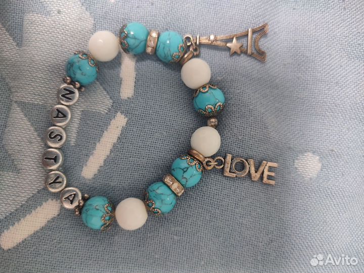 Браслет из бирюзы