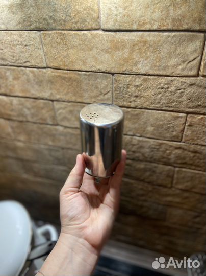 Солонка и перечница серебро