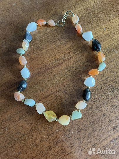 Бусы, кольцо, янтарь СССР