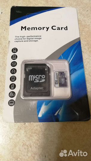 Карта памяти MicroSD 128gb