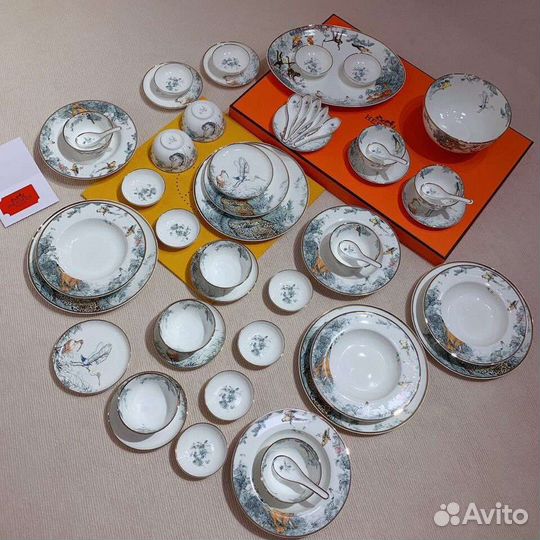 Столовый сервиз Hermes Carnets D'Equate 10 персон