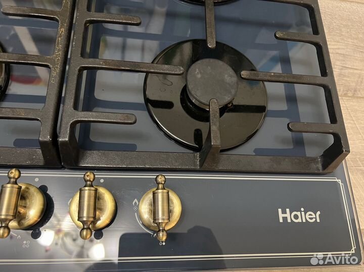 Встраиваемая газовая варочная панель haier