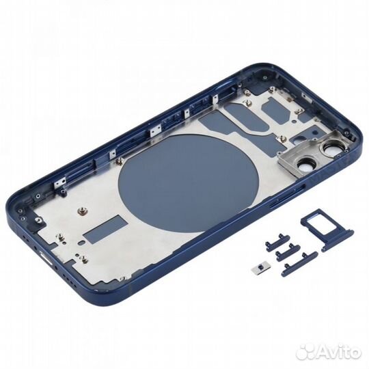 Корпус для iPhone 12 mini (синий) премиум копия