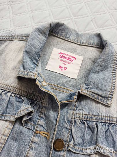 Джинсовая куртка на девочку