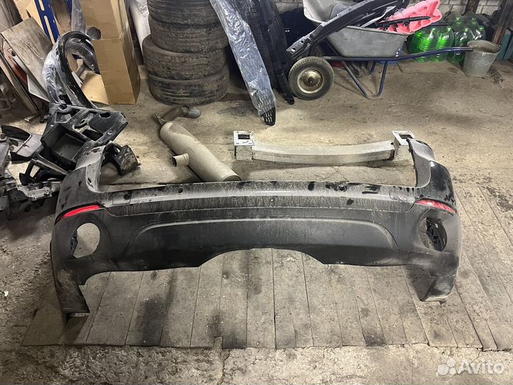 Задний бампер bmw x5 f15 с юбкой, оригинал