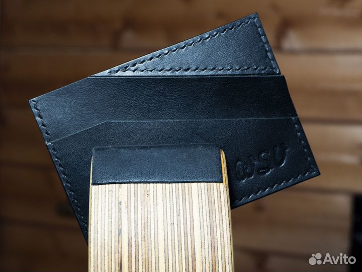 Картхолдер из натуральной кожи ручная работа