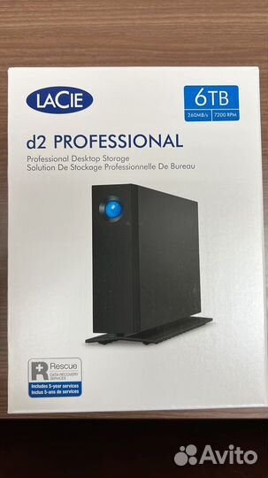 6TB Внешний HDD Lacie d2 Professional,3.2 Type-C