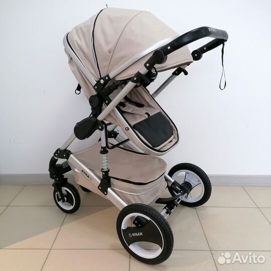 Коляска 3в1 Кука 1 бежевый