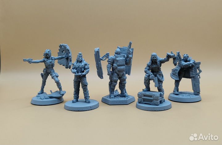 Набор миниатюр/ Cyberpunk #1,2