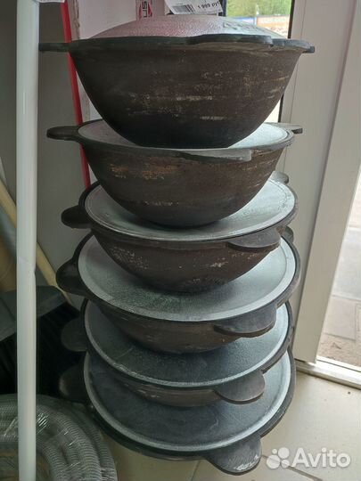 Казан чугунный узбекский