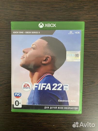 Fifa 22 на xbox one диск