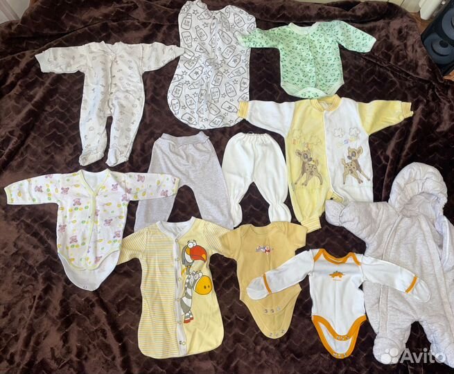 Вещи пакетом на малыша