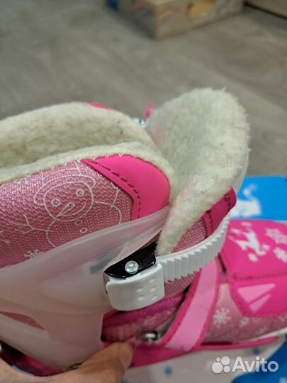 Коньки раздвижные для девочки