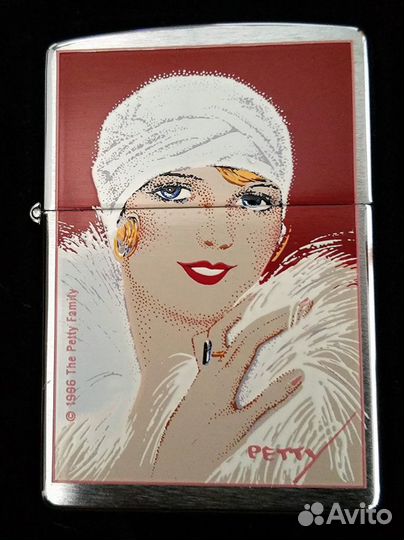 Zippo Petty Girl Lighter 200PG 414 RED