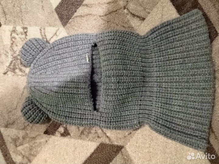 Шапка балаклава медведь