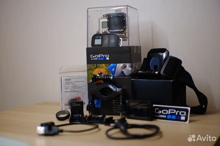 Экшен камера GoPro Hero 3 Black Edition + LCD +кре