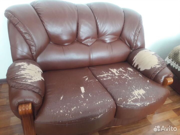 Кожаная мягкая четвёрка