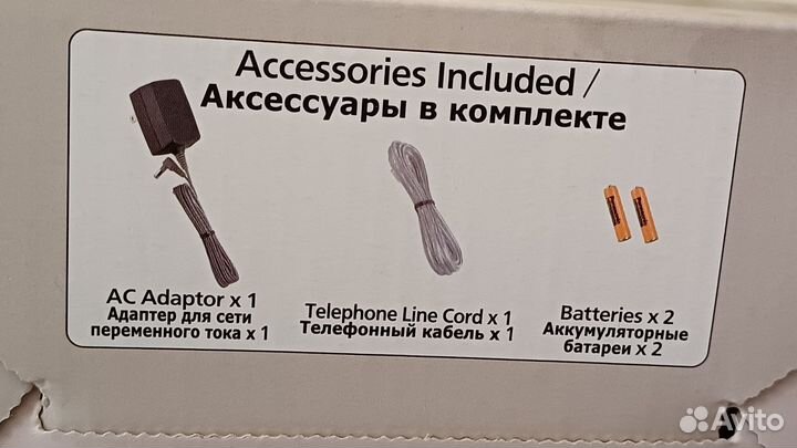 Цифровой телефон беспроводной Panasonic