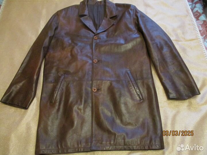 Куртка мужская кожаная классика Senator 48-50 р