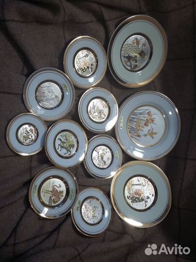 Тарелки вазы фоторамка Chokin Япония